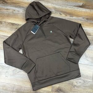 $55 HURLEY Exist Icon Logo Pullover Hoodie Mens Medium 
Reflective Logo NWT